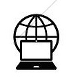 global and computer screen