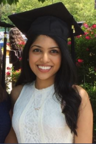 student in graduation hat