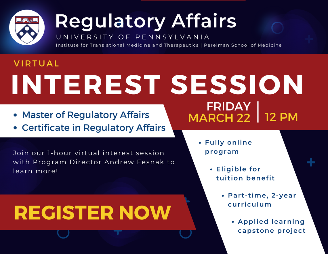 Information session banner